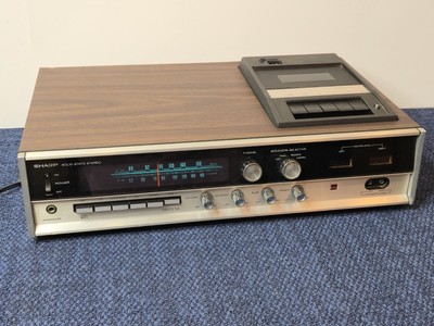 Vintage Receiver Sharp w/ Cassette AM FM Stereo Vintage Retro Audio | Tested