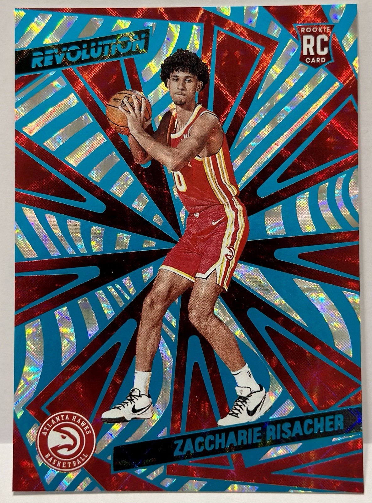2024-25 Panini Revolution Rookies Zaccharie Risacher #104 Future Frame /60