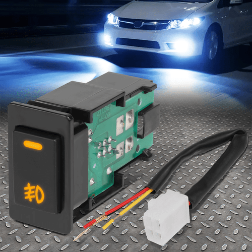 FOR 02-19 NISSAN ALTIMA MAXIMA DASH MOUNTED ON/OFF PUSH BUTTON FOG LIGHT SWITCH - Picture 1 of 6