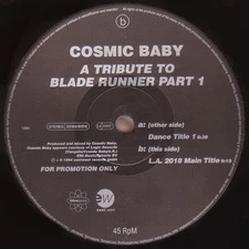 Cosmic Baby - A Tribute To Blade Runner Part 1, 12", (Vinyl)