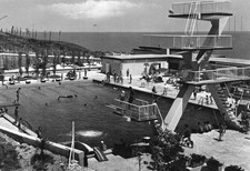 13177 Cartolina Ancona (AN) Piscina Comunale NV