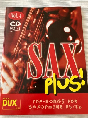 SAX plus Vol. 4 inkl. CD Pop Songs for Saxophone Bb/Eb DUX 914