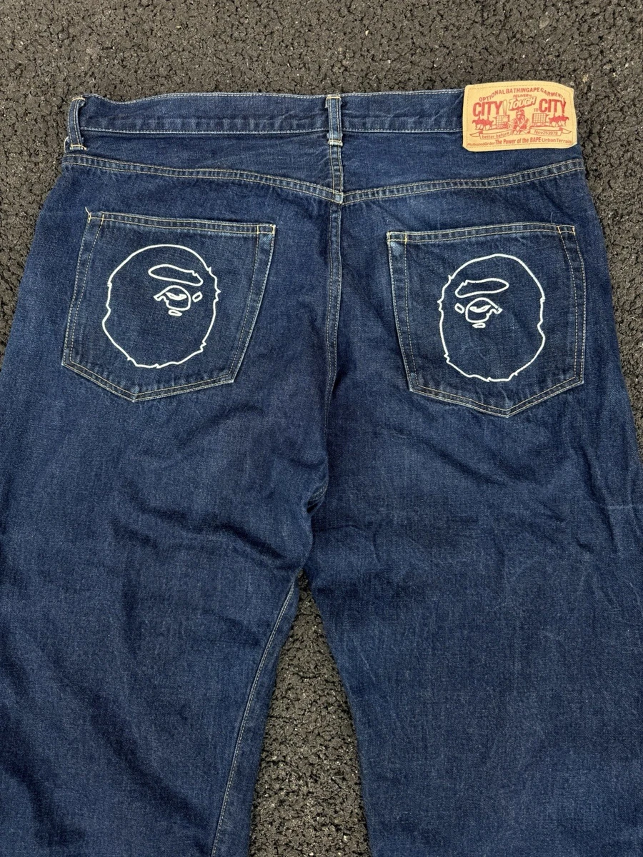 A Bathing Ape Denim Jeans for Men for sale | eBay