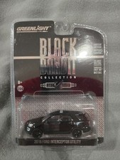 Greenlight Black Bandit 2016 Ford Interceptor Utility 1:64 Diecast 27860