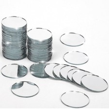 60 Pieces Small Circle Craft Mirror, 2 Inch Mini Mosaic Mirror 2 Inch, Round
