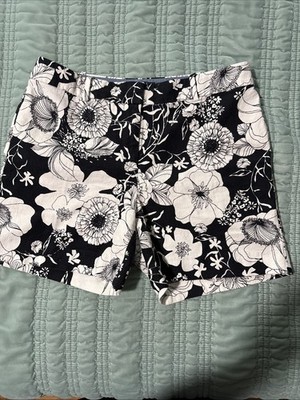 Talbots Shorts Floral 4, Boho, Preppy, Y2K, Stretchy, Beach, EUC, 98% Cotton