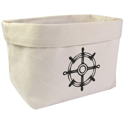 Großer Canvas-Organizer/Aufbewahrungstasche ''Schiffshelm'' (OR00032604)