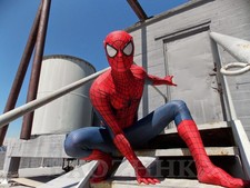 The Amazing Spiderman TASM2 Jumpsuit Spider-man Cosplay Costume For Adult Kids