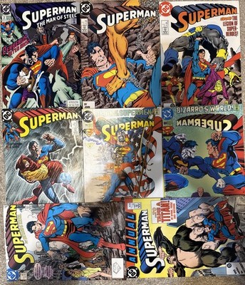 Superman Comic Lot 8 Comics