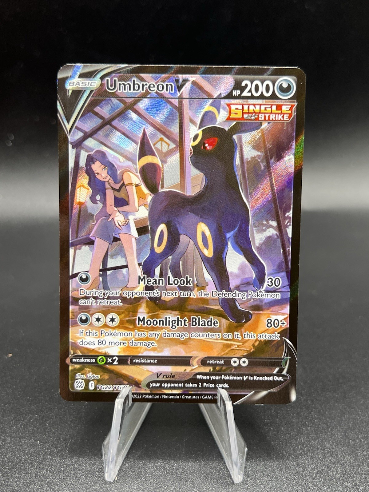 Umbreon V TG22/TG30 Swsh09: Brilliant Stars Trainer Gallery Holo NM BH3