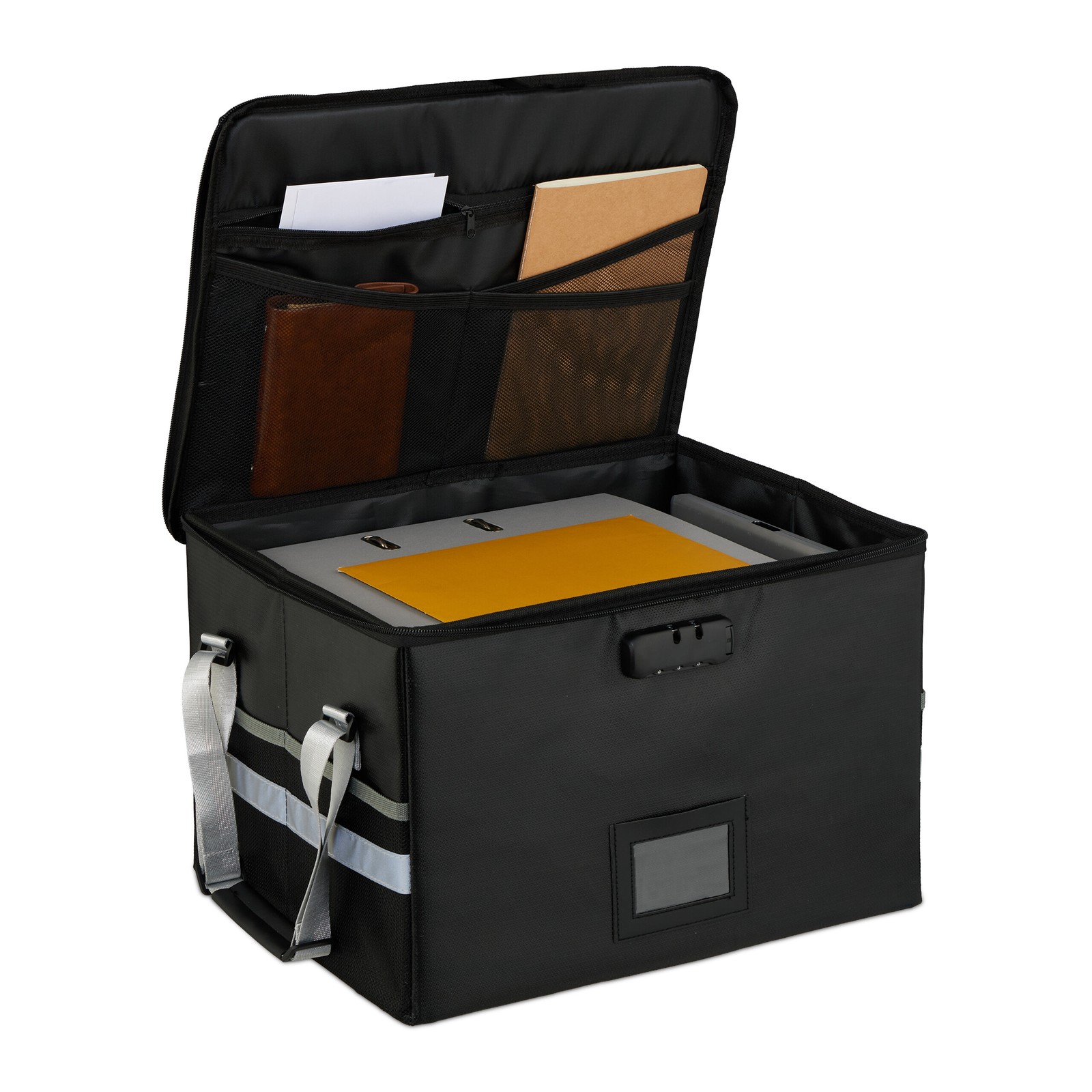 Bolsa documentos Maletín documentos Caja documentos ignífugo impermeable candado