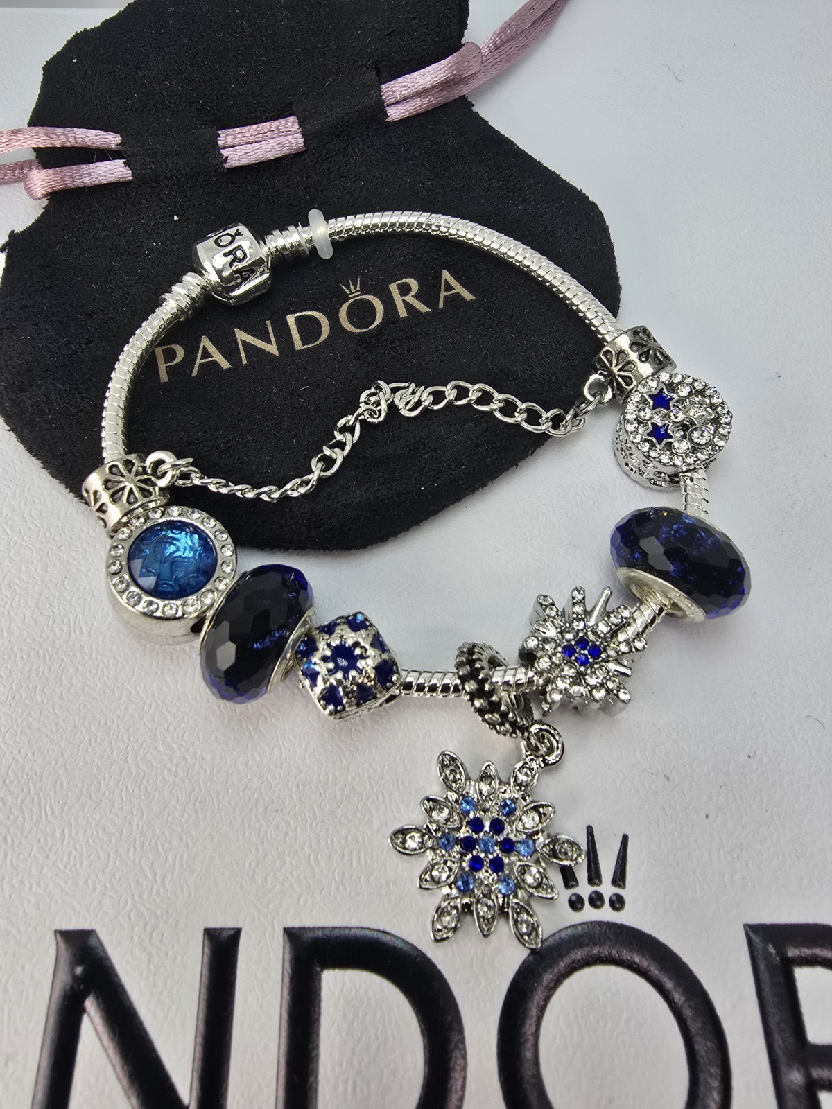 Pandora Charm Bracelet with Charms 7.5 Inches ID 593853C00