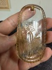 Wonderful Large Size Vtg. Chinese HK Export Rock Crystal Pendant — photo 4