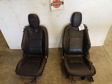 Notes Pair Black Leather Front Seats From 2014 Chevy Camaro Ss Coupe 9705427