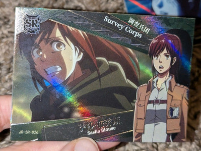 AOT Sasha SR-026 Foil Collectible Card Attack On Titan 