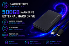 500GB PC External Hard Drive for XBOX ONE Windows - Unbranded 500 GB