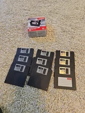 (9) Imation IBM Formatted 2HD 1.44MB Diskettes New Open Box