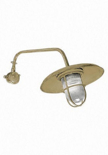Wandleuchte AußEn Maritim Messing Glas E27 IP44 30 Cm Hoch Wand Lampe Garten-image