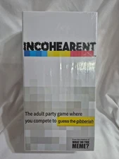 Incohearent Adult Party Card Game Gift Friends Fun, 2020, NEW Sealed