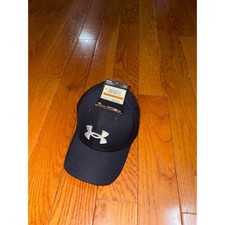 New Under Armour Boys Baseball Cap Black UA Logo Adjustable Youth Size M