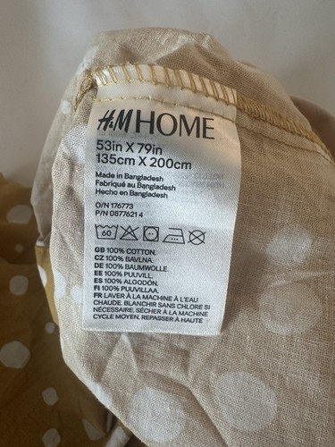 H&M SINGLE DUVET COVER