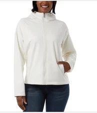 NWT 32 Degrees Women's Softshell Jacket - cream - white - NEW - SIZE XXL -Hooded