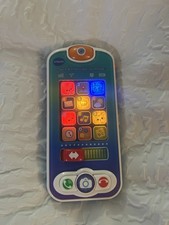 VTech Unisex Light-Up Phone with Touch Chat Features Musical Learning Play Toy