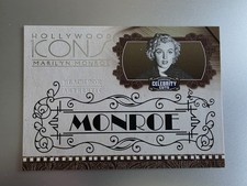 2008 Donruss Americana Celebrity Cuts Marilyn Monroe Hollywood Icons  /20 RARE