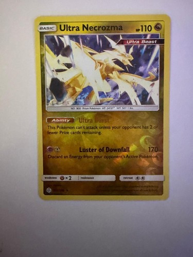 Pokemon Cosmic Eclipse Ultra Necrozma 164/236 Reverse Holo NM/M