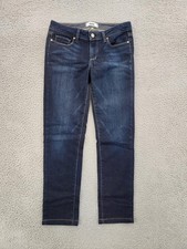 Paige Jeans Womens 27 Dark Wash Skyline Skinny Mid Rise Stretch Denim Made USA