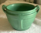 ROSEVILLE POTTERY Matt Green Color Jardiniere 548-4   c1920