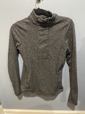 Kyodan Woman s Black Athletic Activewear Outwear 1/2 Zip Jacket Size XS EUC