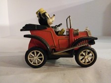 Mickey Mouse Masudaya Classic Tin Car Toy WORKS Made In Japan 1981