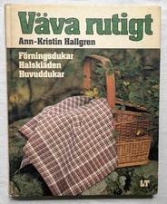 Swedish Weaving Scandinavian Hand-Woven Traditional Textiles Foreign Books Vava