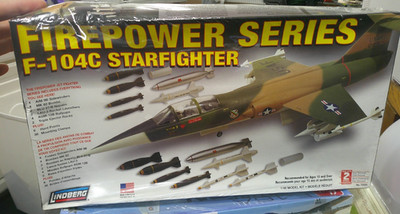 Lindberg 1-48 F-104C Starfighter Firepower Series Sealed New SEE DESCR.