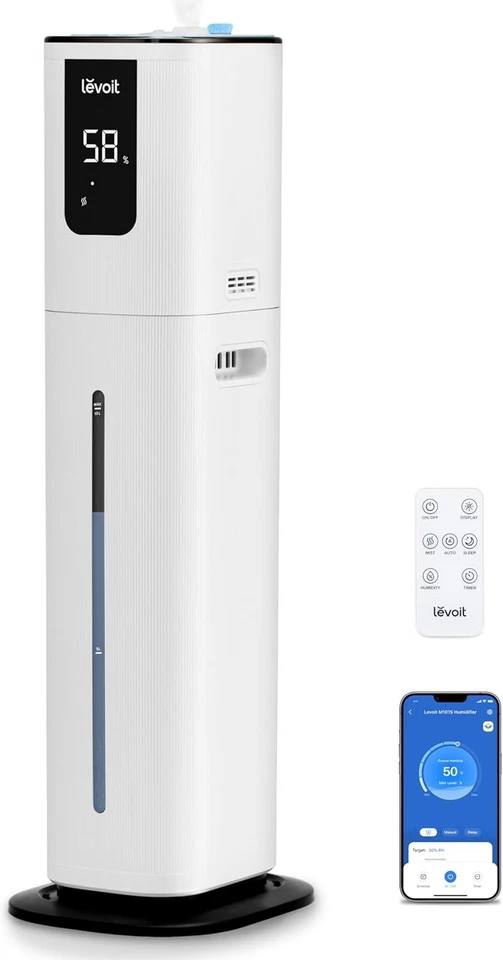 Smart Cool Mist Humidifier - 600ft² Coverage, 10L Capacity - Image 3 of 4