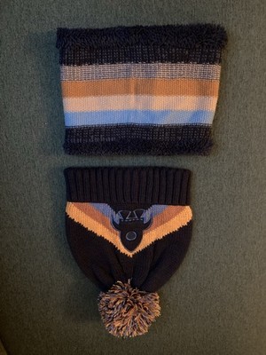 Kuschelige Set aus Mütze Schal (Loop) für Jungs Größe 52/54