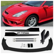 For Toyota Celica Front Bumper Lip Spoiler Side Skirt Glossy Black Us Stock