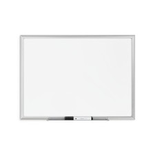 U Brands Magnetic Dry Erase Board White Board, 24" x 18", Silver Aluminum Fr...