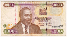 2009 Kenya 1000 Shillings 2789534 Paper Money Banknotes Currency