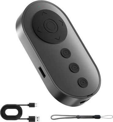 Bluetooth Camera Remote Shutter with Zoom and Front/Rear Camera Switch for Photo