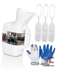 1L Tire Mounting Lube Bucket with Angled Top for Auto Mechanics plastic White