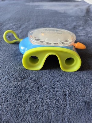 Vintage 2005 View-Master 3-D Blue/Green Viewer with Lot 15 Reels 