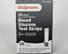 Walgreens True Metrix Blood Glucose Test Strips 25ct