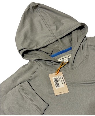 PETER MILLAR CROWN SPORT PERFORMANCE HOODIE GRAY GALE XL MS23EK45