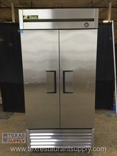 True T-35,  39” Two Door Refrigerator With Casters