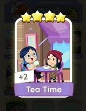 Tea Time Four Star Sticker🌟Set 18