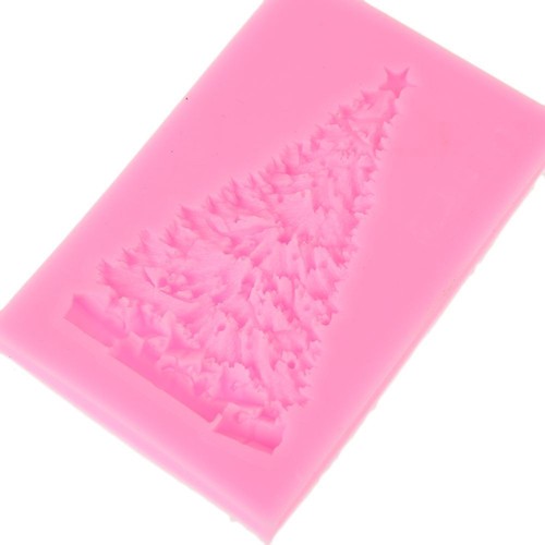 CHRISTMAS TREE Silicone Fondant Cake Topper Mold Mould Chocolate Candy Baking 4 - Picture 7 of 9
