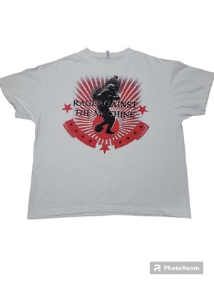 n*e様 RAGE AGAINST THE MACHINE Tシャツ 2XL RATM Rage Against The Machine Silence The Voiceless Double