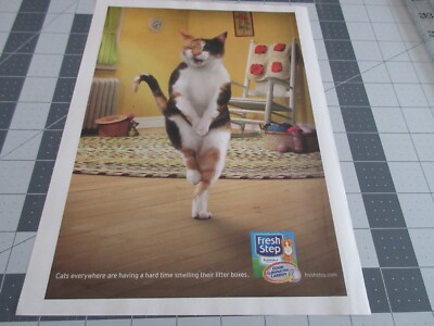 2010 Fresh Step Cats Everywhere Print Ad